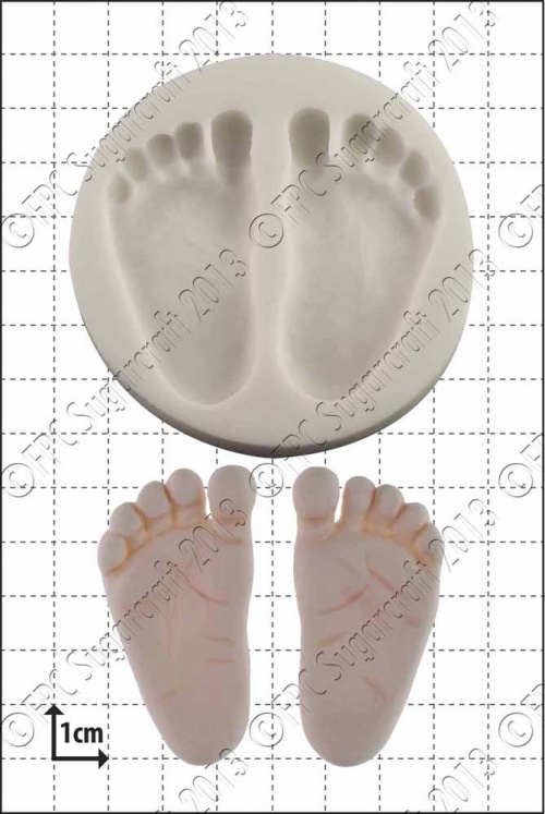 'Baby Feet (1)' Silicone Mould